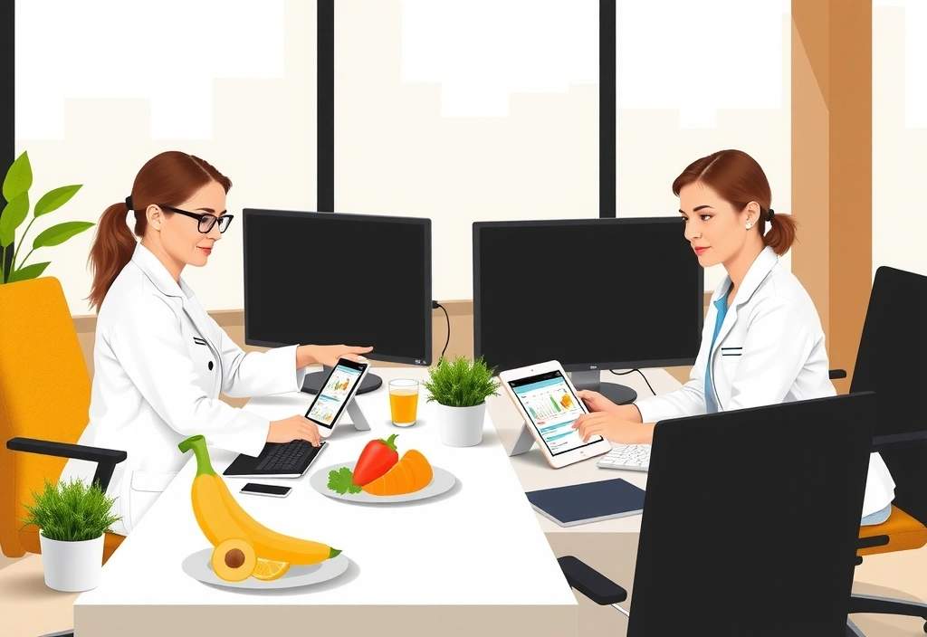 Zespół Dietoplanpl podczas pracy nad nowymi planami żywieniowymi